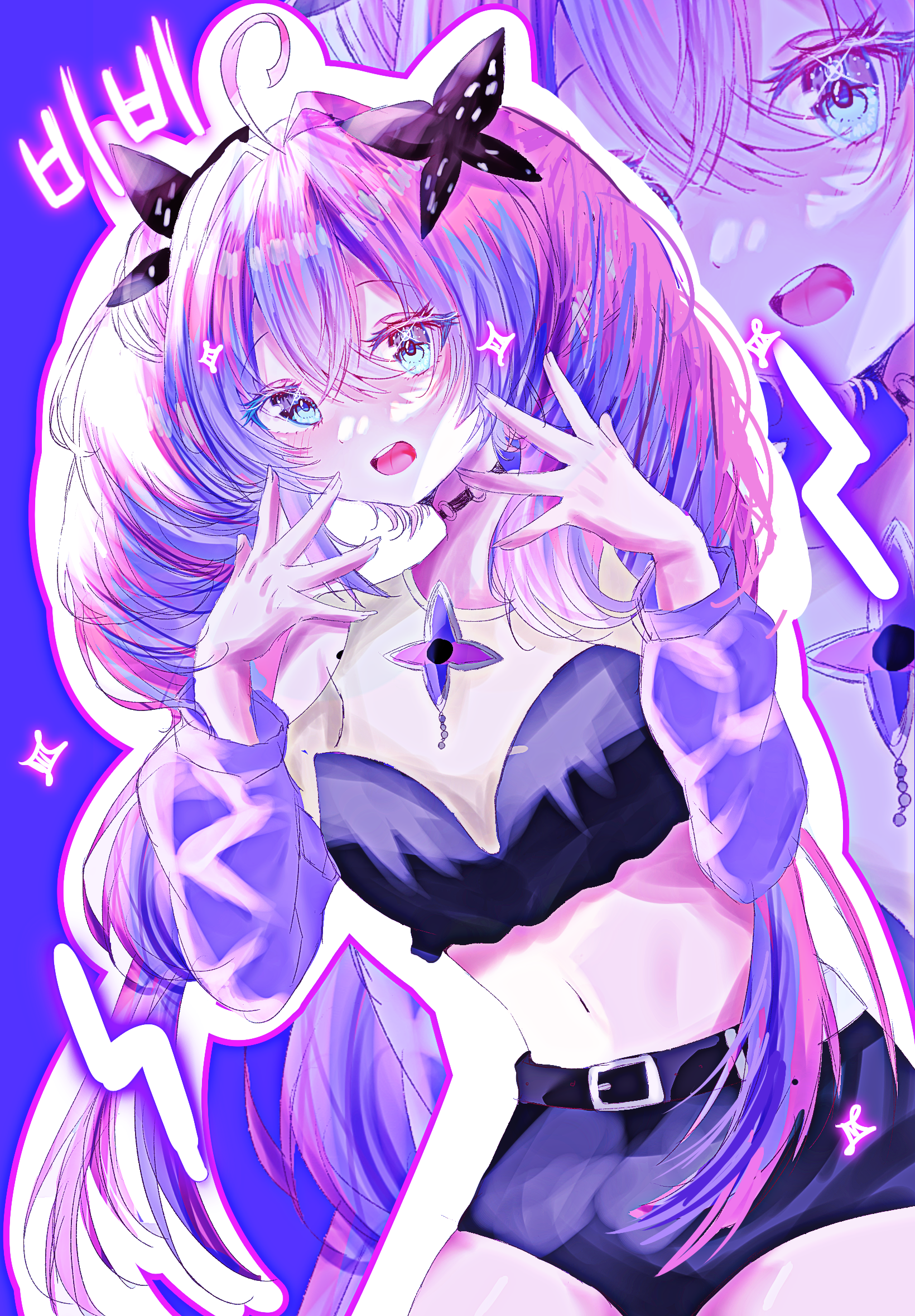 ヴィヴィちゃん！！💜🖤🩷 - ibisPaint