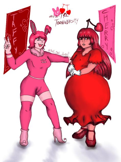 Cherry and Taffy ᡣ𐭩.ᐟ