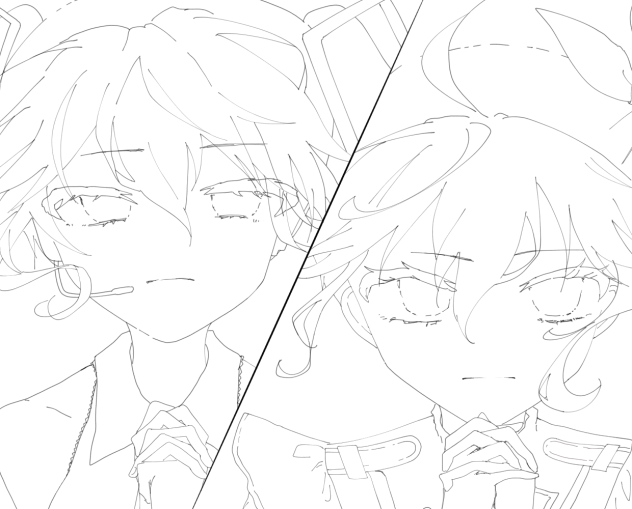 あいのうた線画