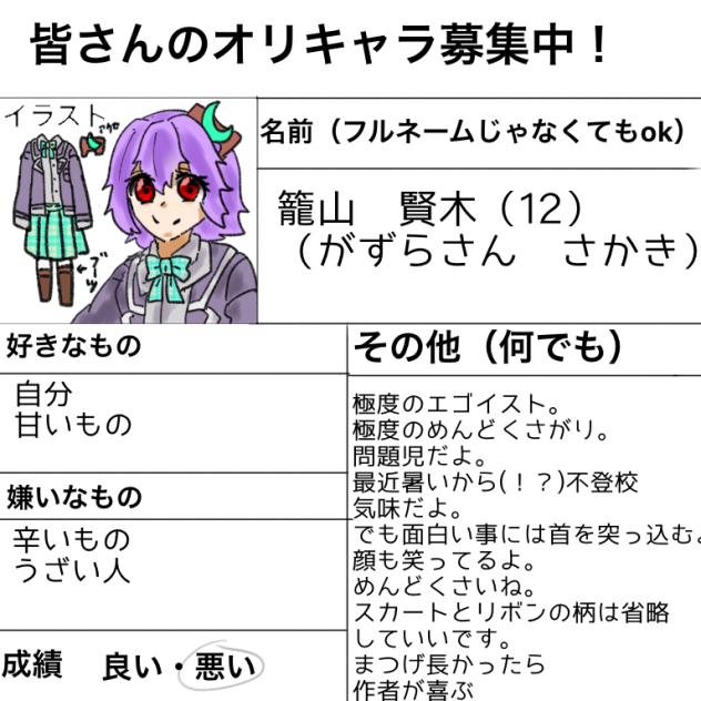 オリキャラ学園の…