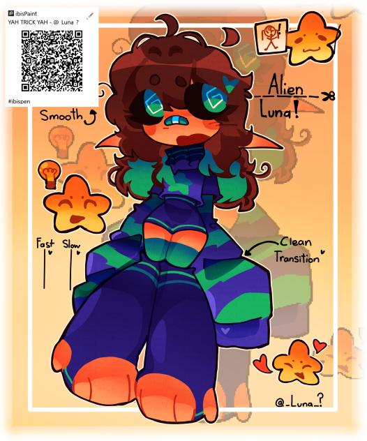 💚💜 - Alien Luna - Style Remake - 💜💚