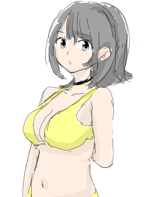 水着女子