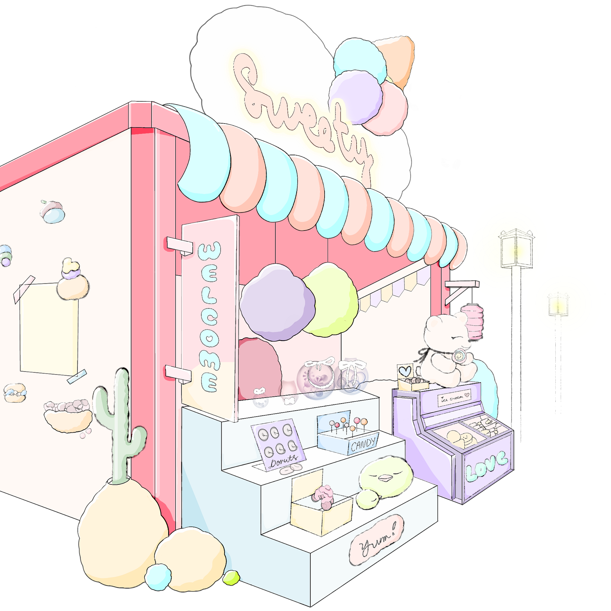 sweet store ibisPaint