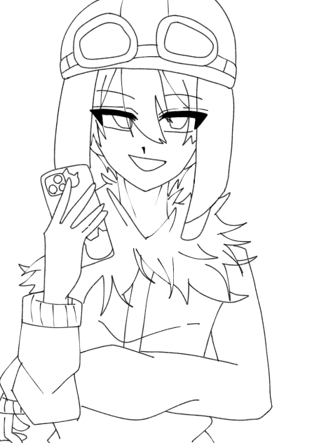 ショッピ　線画