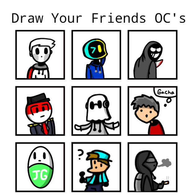 My Discord Friends OC's