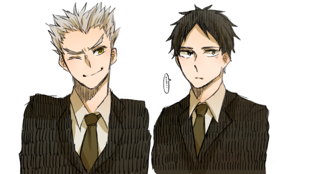 スーツなぼくあか