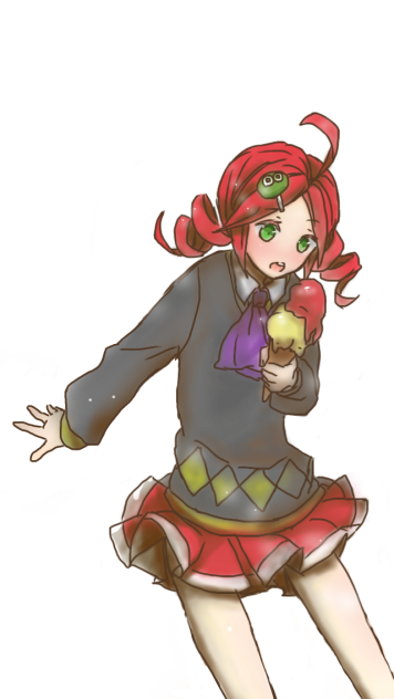 お題「溶けかけのアイスを慌ててたべてるりんご」 ぷよぷよ