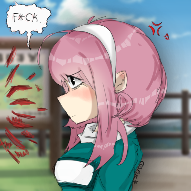 Random girl getting yelled at😔