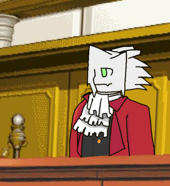 blud think he is miles edgeworth💀