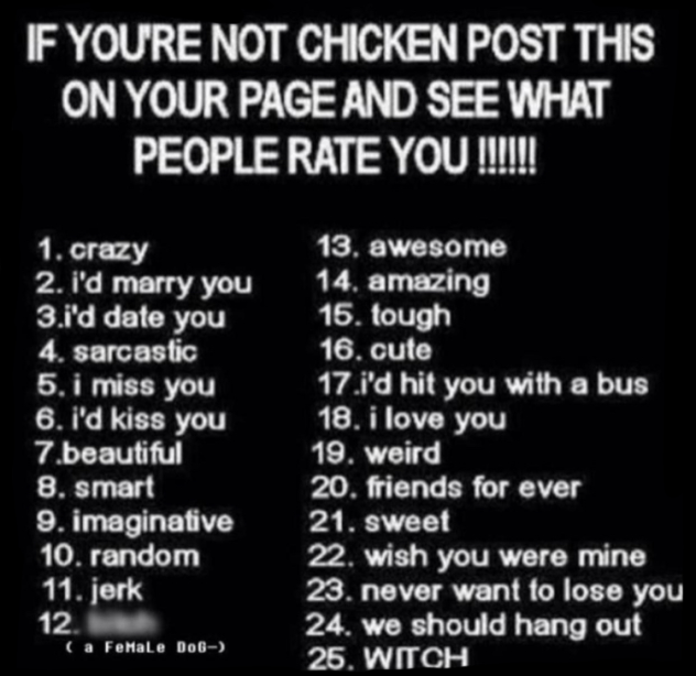 Rate me UwU