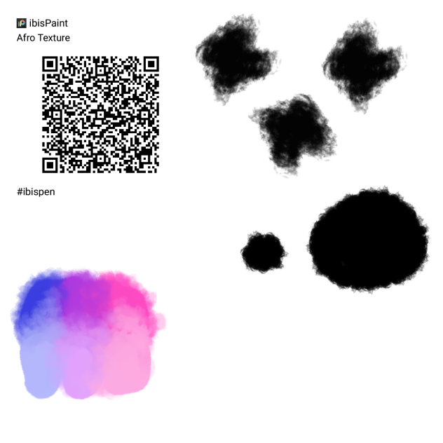 Afro texture brush