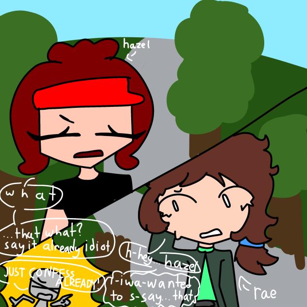 'HE LIKES HER!!!' - random oc x oc art