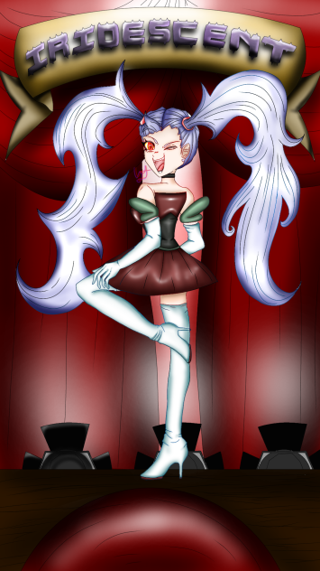 Iridescent webtoon banner
