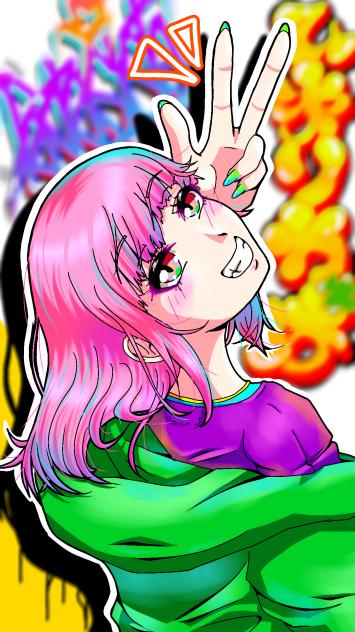 【YouTuberコラボ】ひまりちぱ🍀【配信者】ファンアート♥️