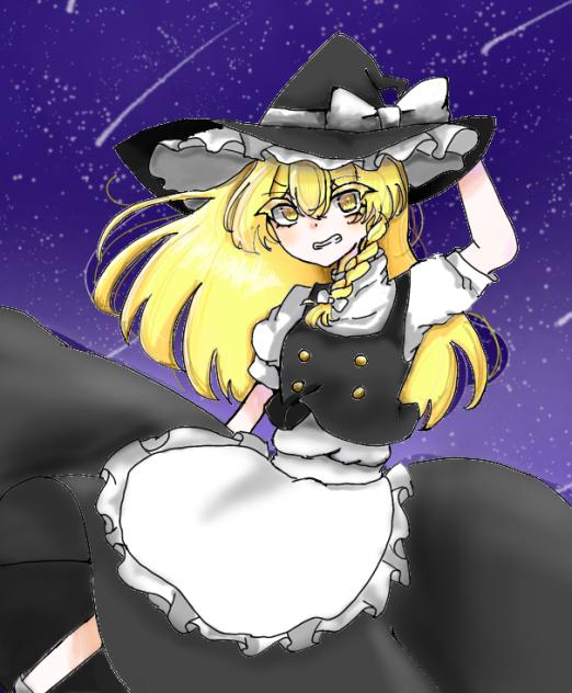 星空の下で