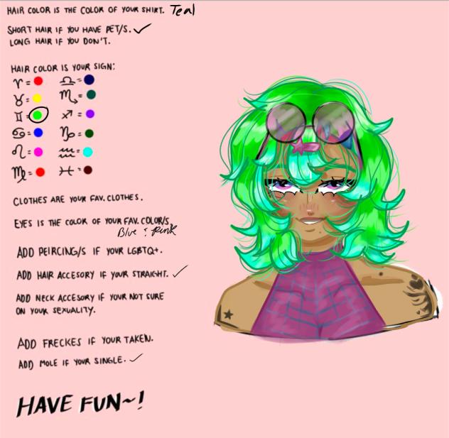Oc based off of me! Collab with Nyx