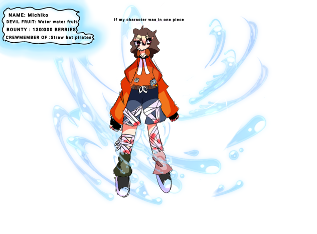 if my oc was in one piece-
