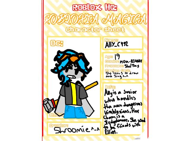 Character sheet