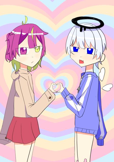 指ハート！
