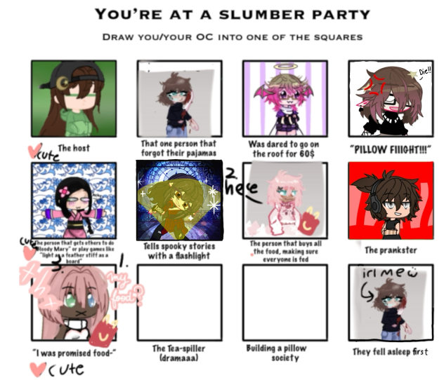 Slumber party collab