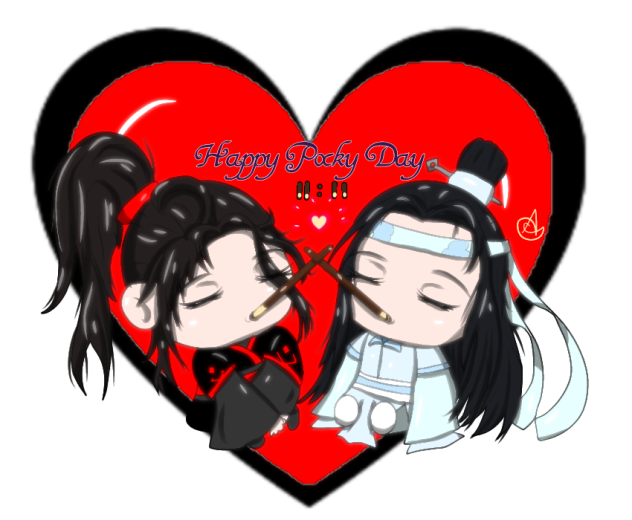 忘羡 Presents 'Happy Pocky Day'