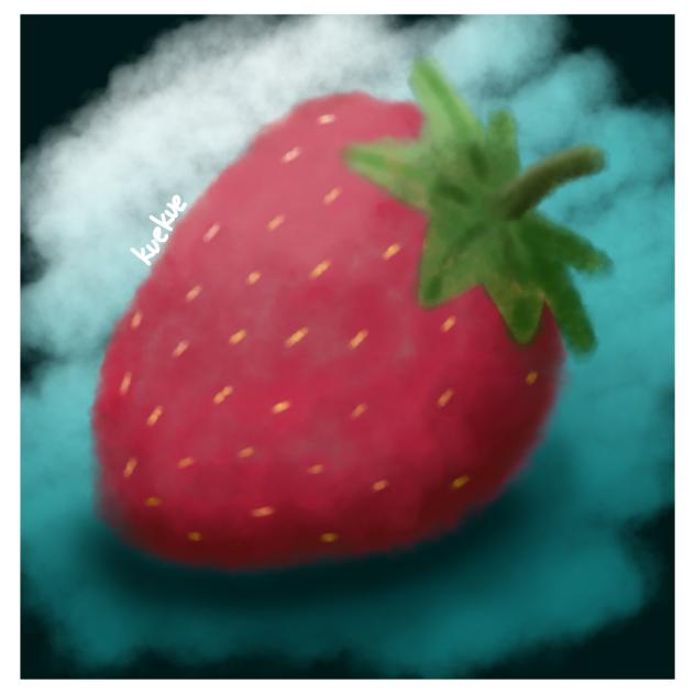 strawberry doodle