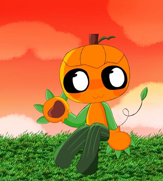 Gourdy in the sunset