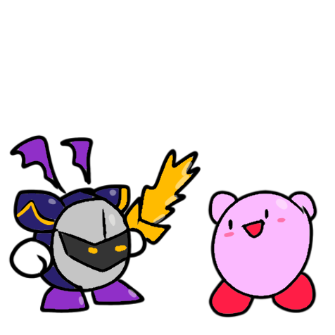 Kirbo and Metanight