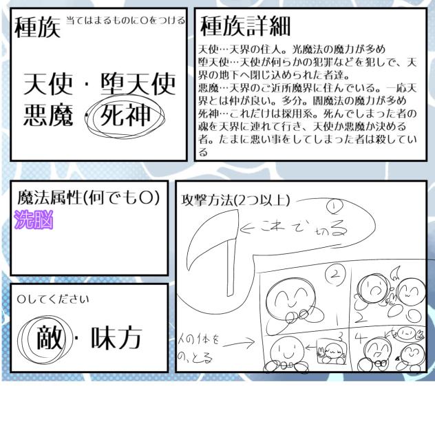 泉天キャラ募