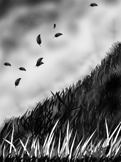 Field of shadows manga background