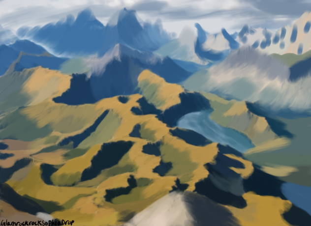 I used my shading brush to draw this