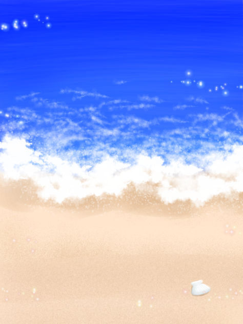 波打ち際 Ibispaint