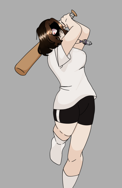 Hit with the bat