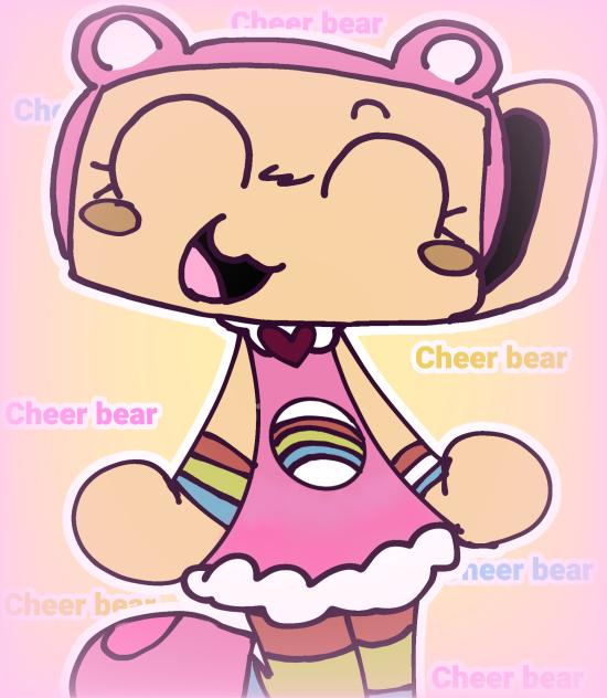 Cheer bear Shelly fan art