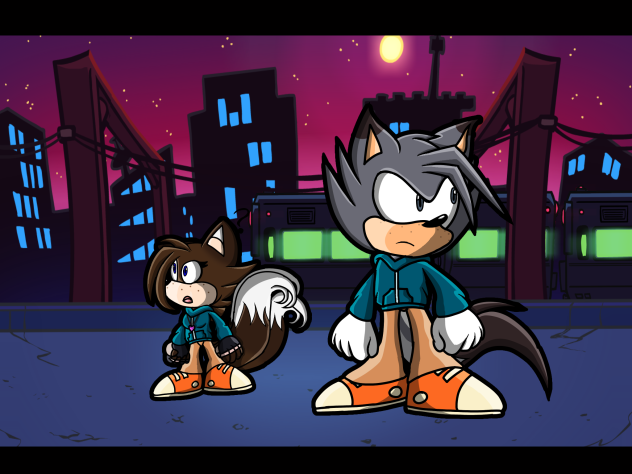 Me and tobi as smol and big witty