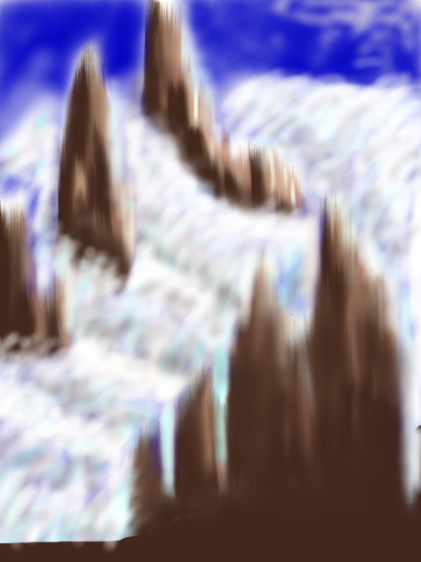 山と雲