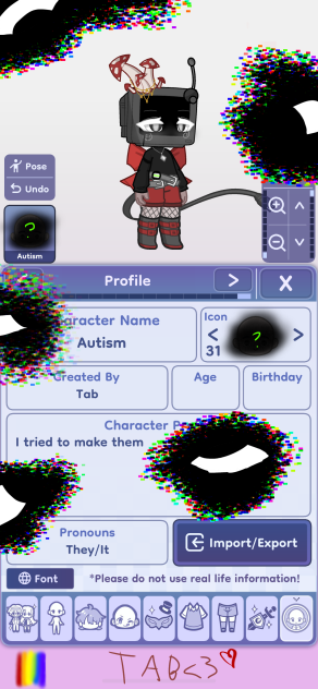 Autism but in Gacha-