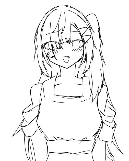 ✩アイビス投稿1周年線画✩