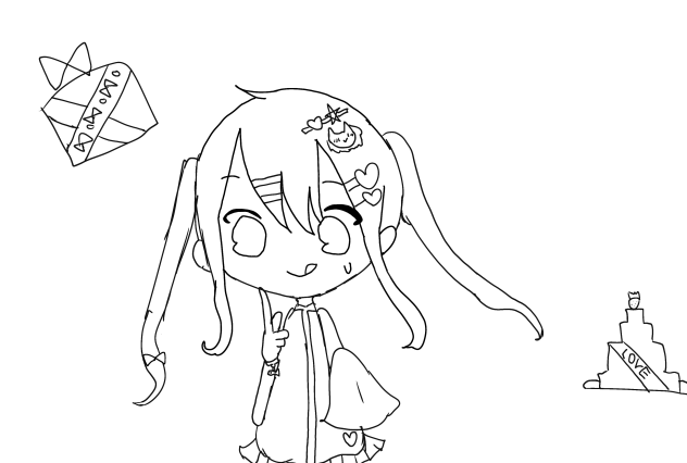線画！！！