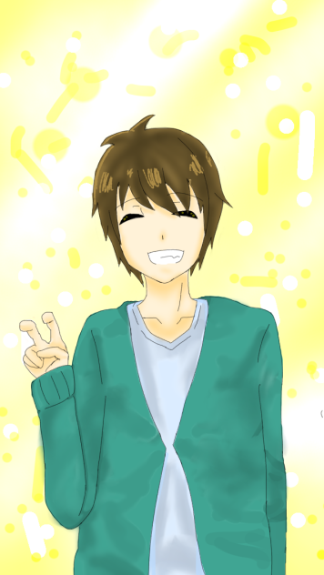 男の子。