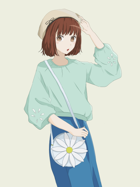 花と女の子