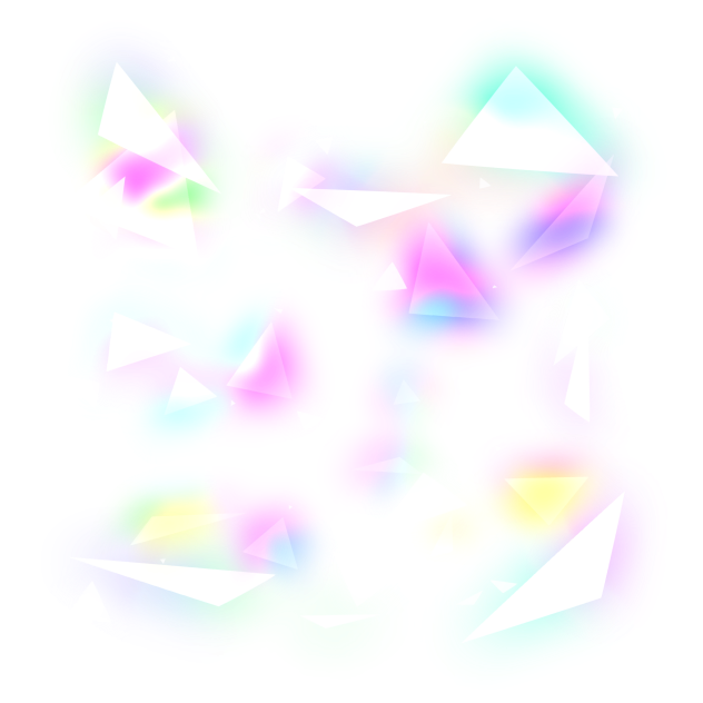 キラキラ三角形