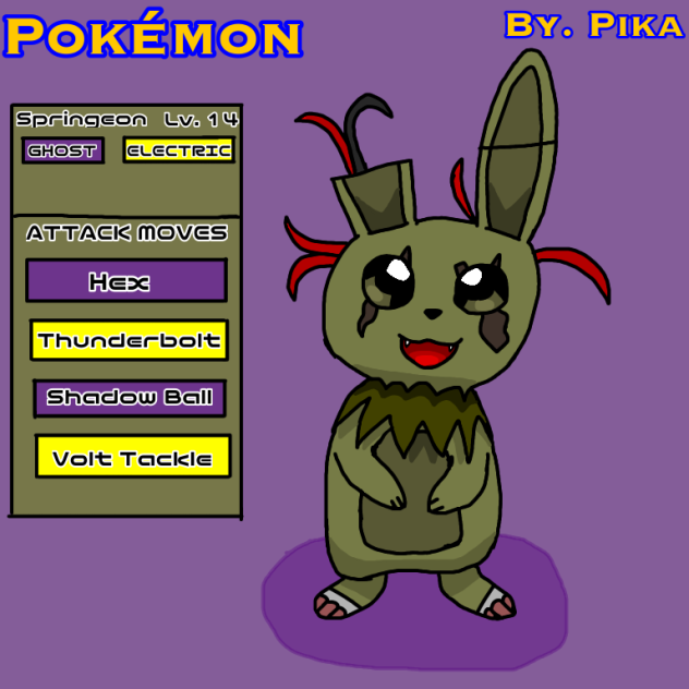 Springeon aka Pokémon Springtrap