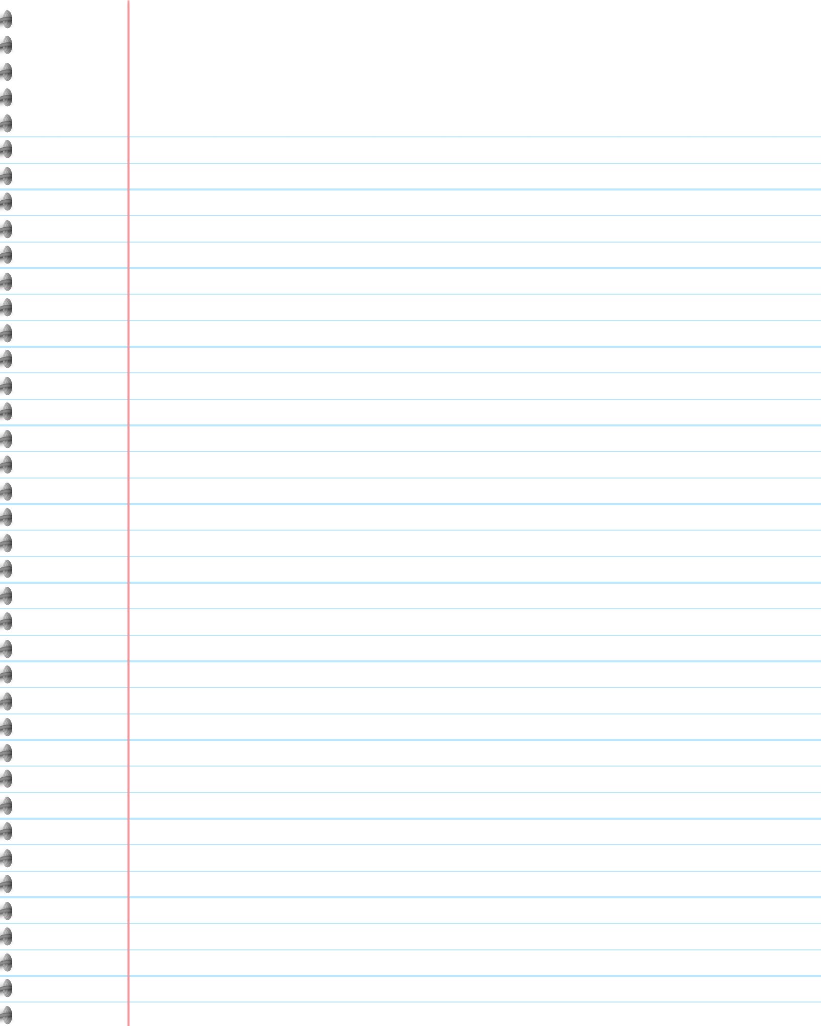 Blank Lined Paper - ibisPaint