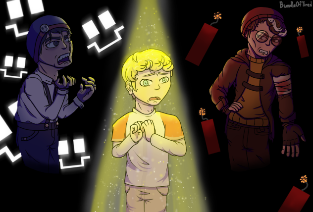 Two manipulators fight over a child