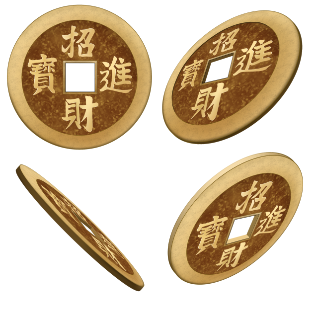 Chinese coin ibisPaint