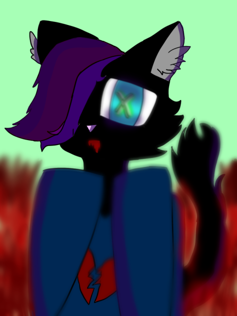 Dead cat girl
