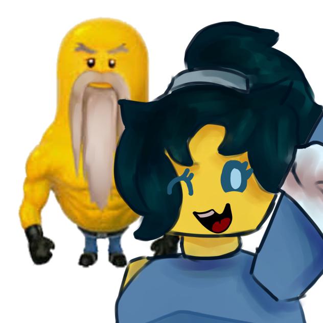 Nya and master Wu taking a selfie 😝