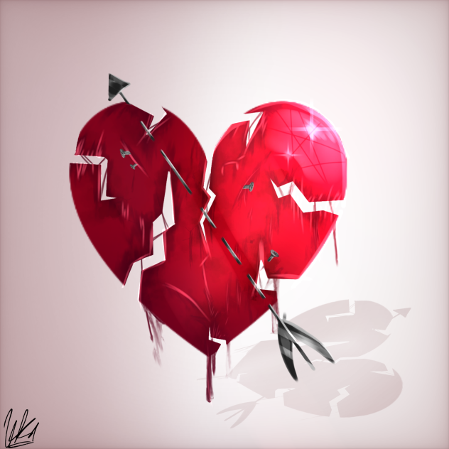 a broken heart - ibisPaint