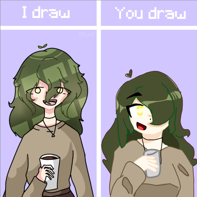 i draw you draw BlueF
